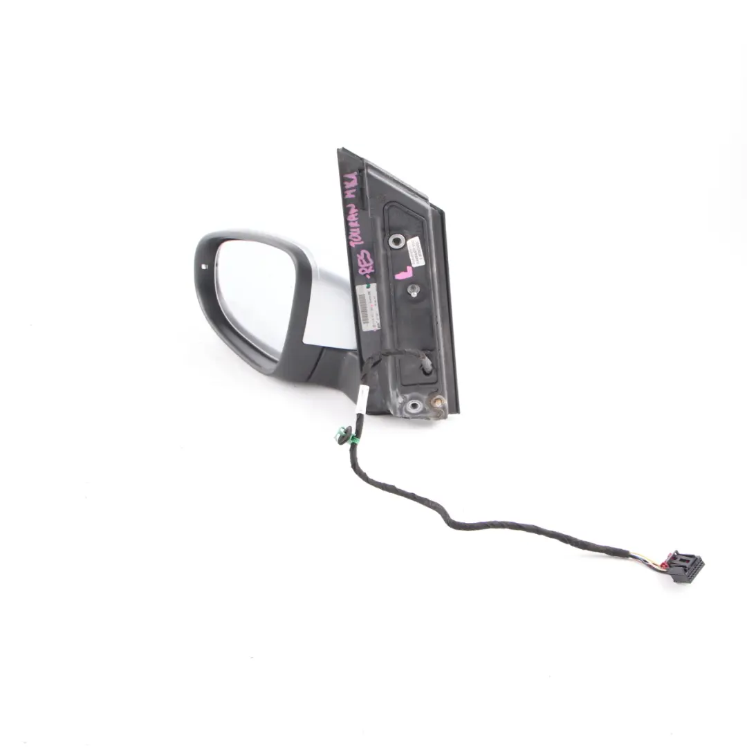 Volkswagen Touran MK1 Wing Mirror Door Left N/S Reflex Silver - SKU rhd-1T2857501T-RES - Part number 1T2857501T