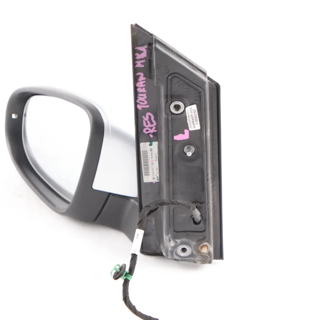 MK1 Wing Mirror Door Left N/S Reflex Silver to Volkswagen Touran with Part number 1T2857501T Volkswagen Touran MK1 Wing Mirror Door Left N/S Reflex Silver - SKU rhd-1T2857501T-RES - Part number 1T2857501T