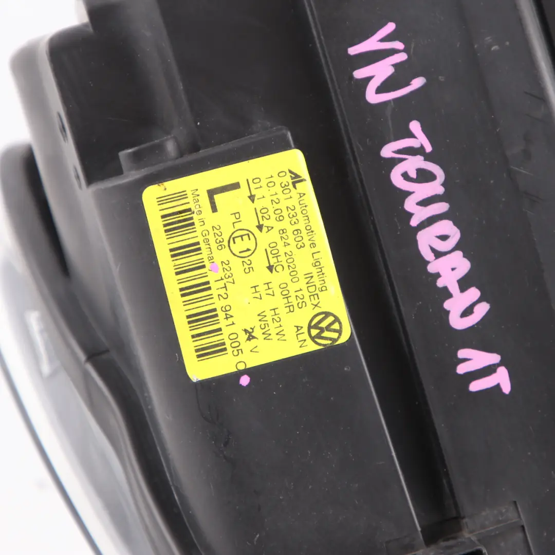 Headlight Headlamp Light Lamp Front Left N/S 1T2941005 to Volkswagen Touran with Part number 1T2941005C Volkswagen Touran Headlight Headlamp Light Lamp Front Left N/S 1T2941005 - SKU rhd-1T2941005C - Part number 1T2941005C