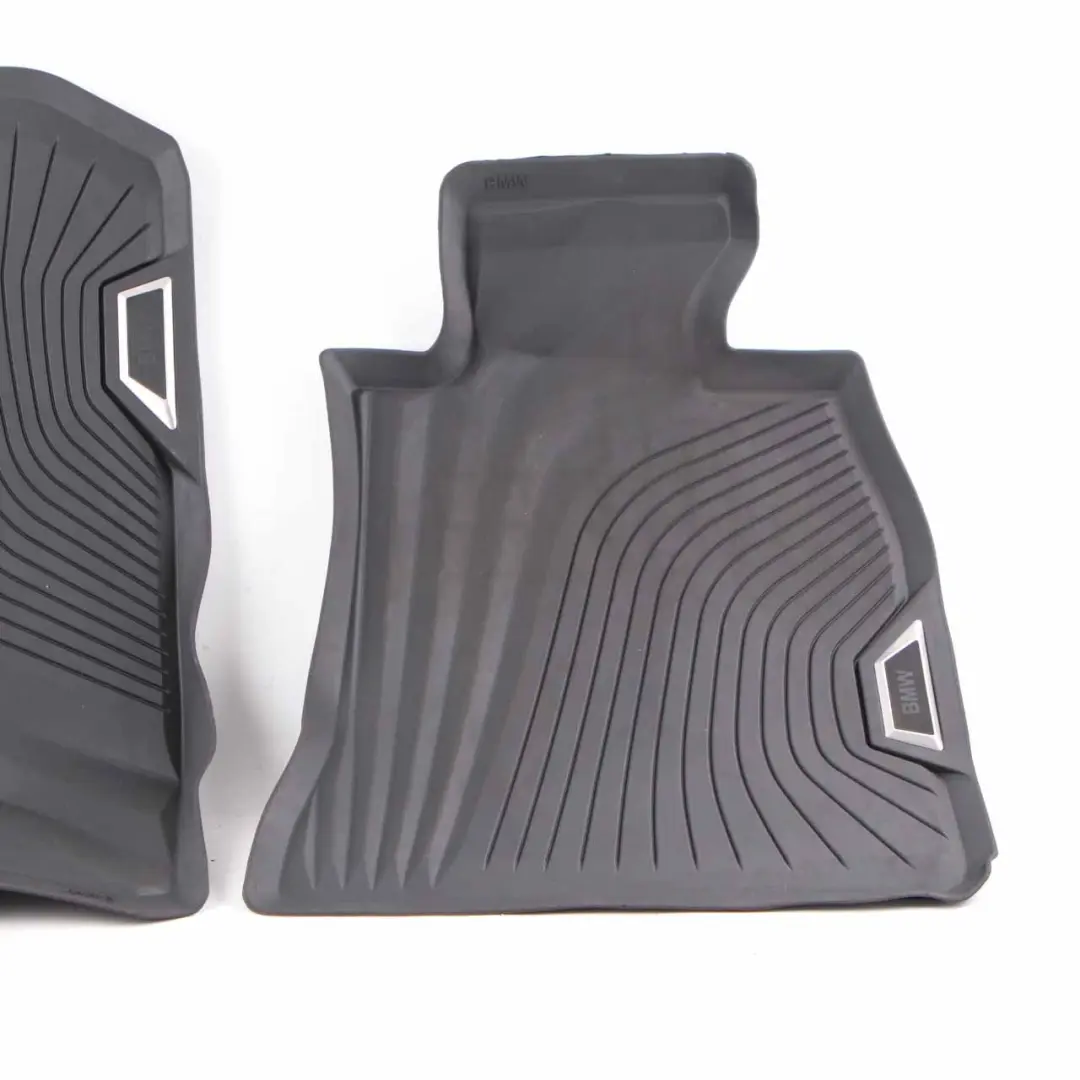  Floor Rubber Mats BMW G20 G21 All Weather Interior Cover Front Set Black - SKU rhd-2161170 - Part number 2161170