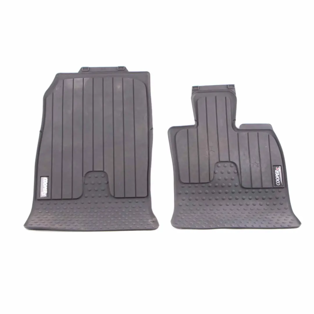  Floor Rubber Mats Mini R56 R57 R58 All Weather Interior Front Set Black - SKU rhd-2243917 - Part number 2243917