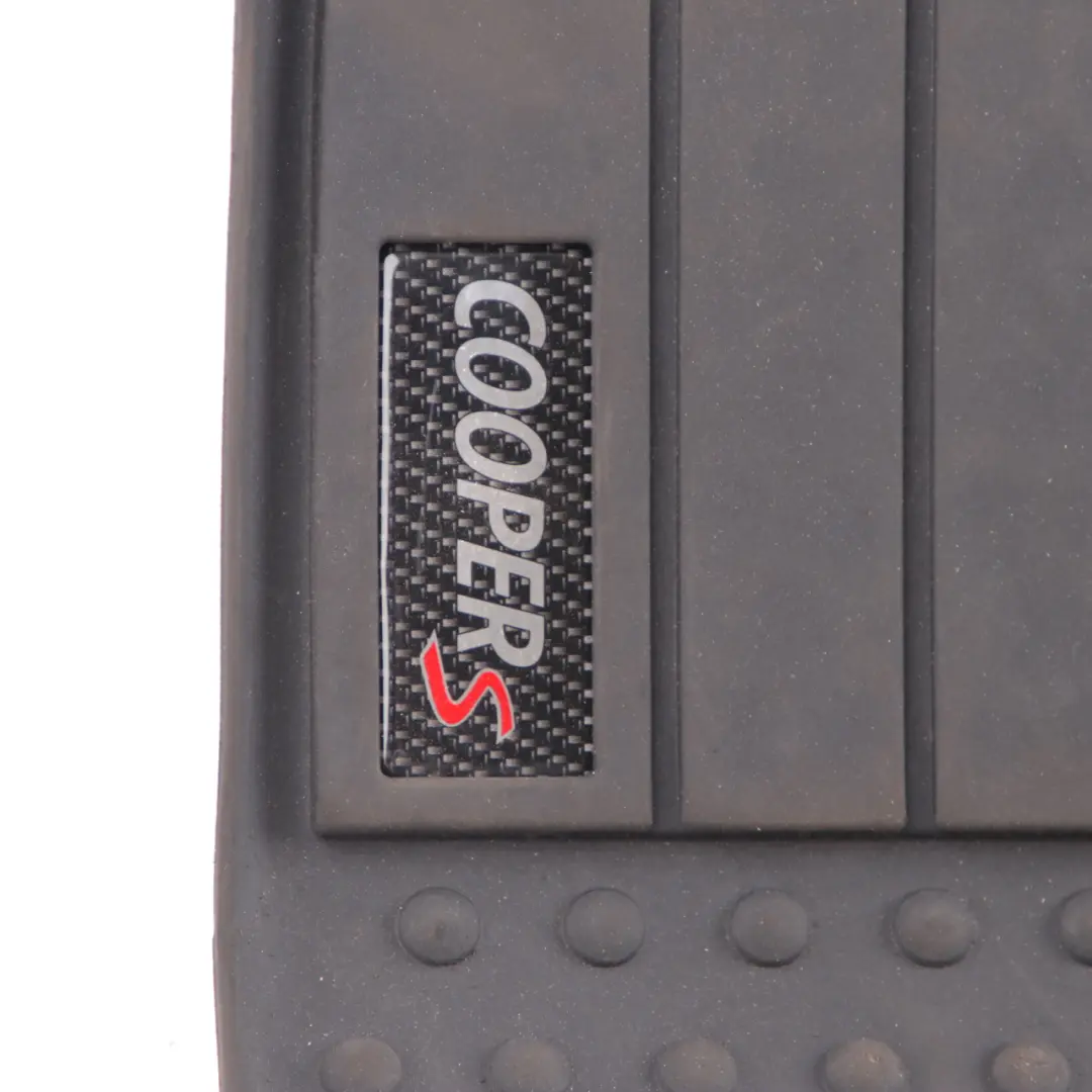  Floor Rubber Mats Mini R56 R57 R58 All Weather Interior Front Set Black - SKU rhd-2243917 - Part number 2243917