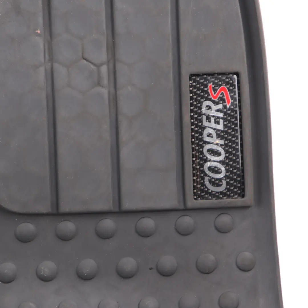 Floor Rubber Mats Mini R56 R57 R58 All Weather Interior Front Set Black to with Part number 2243917 Floor Rubber Mats Mini R56 R57 R58 All Weather Interior Front Set Black - SKU rhd-2243917 - Part number 2243917
