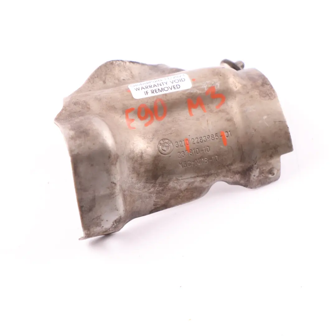 Steering Rack Heat Shield Resistant Plate Cover to BMW E90 E92 E93 M3 with Part number 2283985 BMW E90 E92 E93 M3 Steering Rack Heat Shield Resistant Plate Cover - SKU rhd-2283985 - Part number 2283985