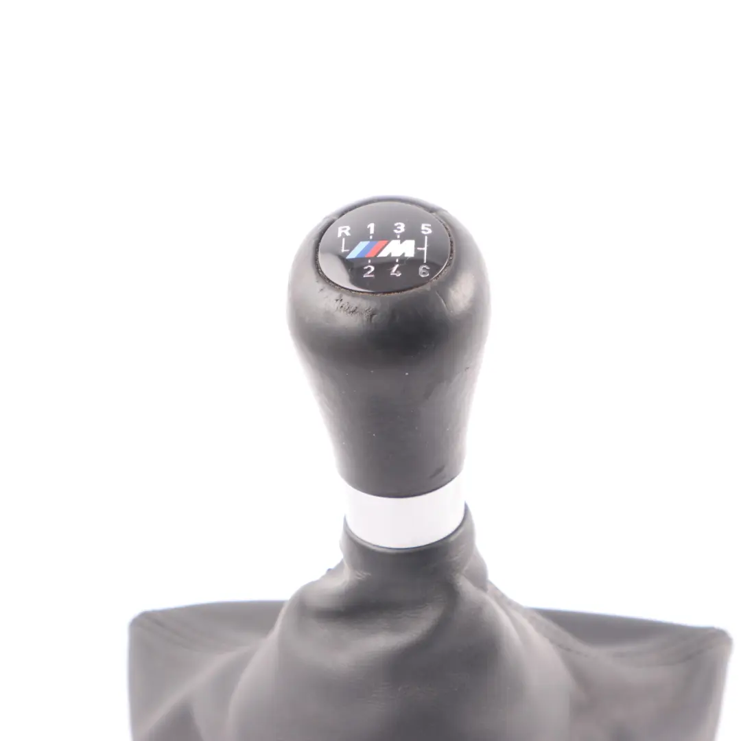 Gear Shift Knob BMW F10 F11 M Sport Lever Cover Black Leather 6-speed - SKU rhd-2284057 - Part number 2284057