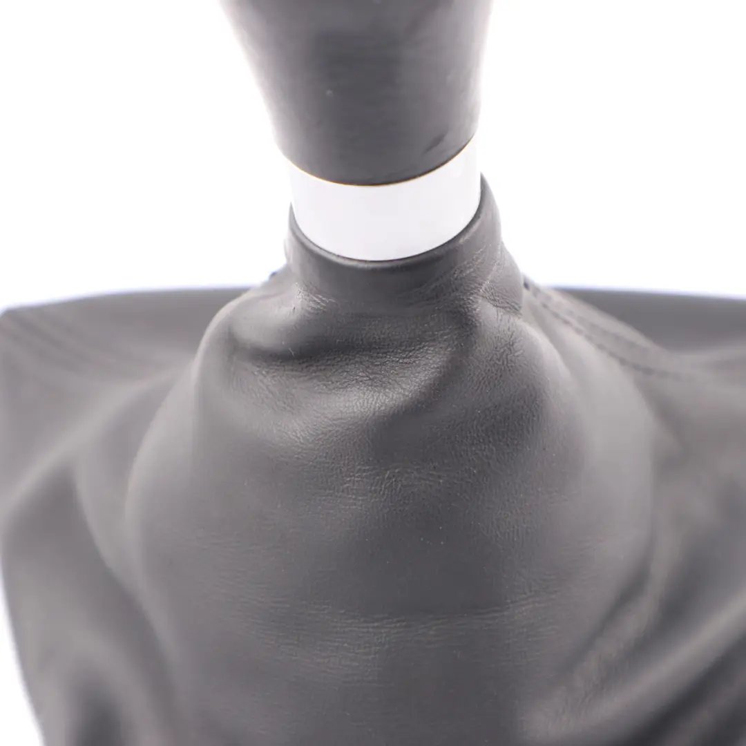 Shift Knob BMW F10 F11 M Sport Lever Cover Black Leather 6-speed to Gear with Part number 2284057 Gear Shift Knob BMW F10 F11 M Sport Lever Cover Black Leather 6-speed - SKU rhd-2284057 - Part number 2284057