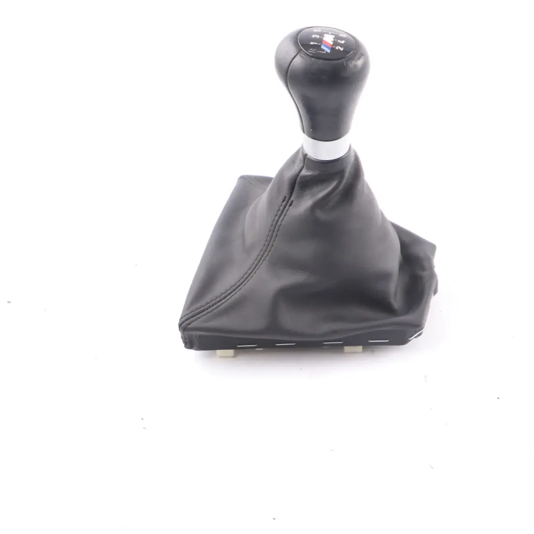 Gear Shift Knob BMW F10 F11 M Sport Lever Cover Black Leather 6-speed - SKU rhd-2284057 - Part number 2284057