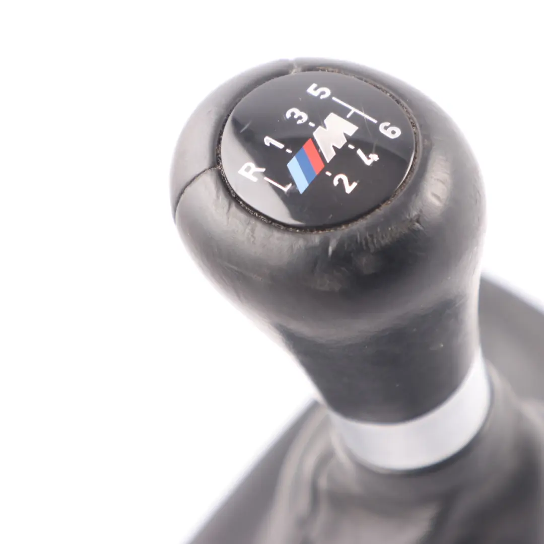 Gear Shift Knob BMW F10 F11 M Sport Lever Cover Black Leather 6-speed - SKU rhd-2284057 - Part number 2284057