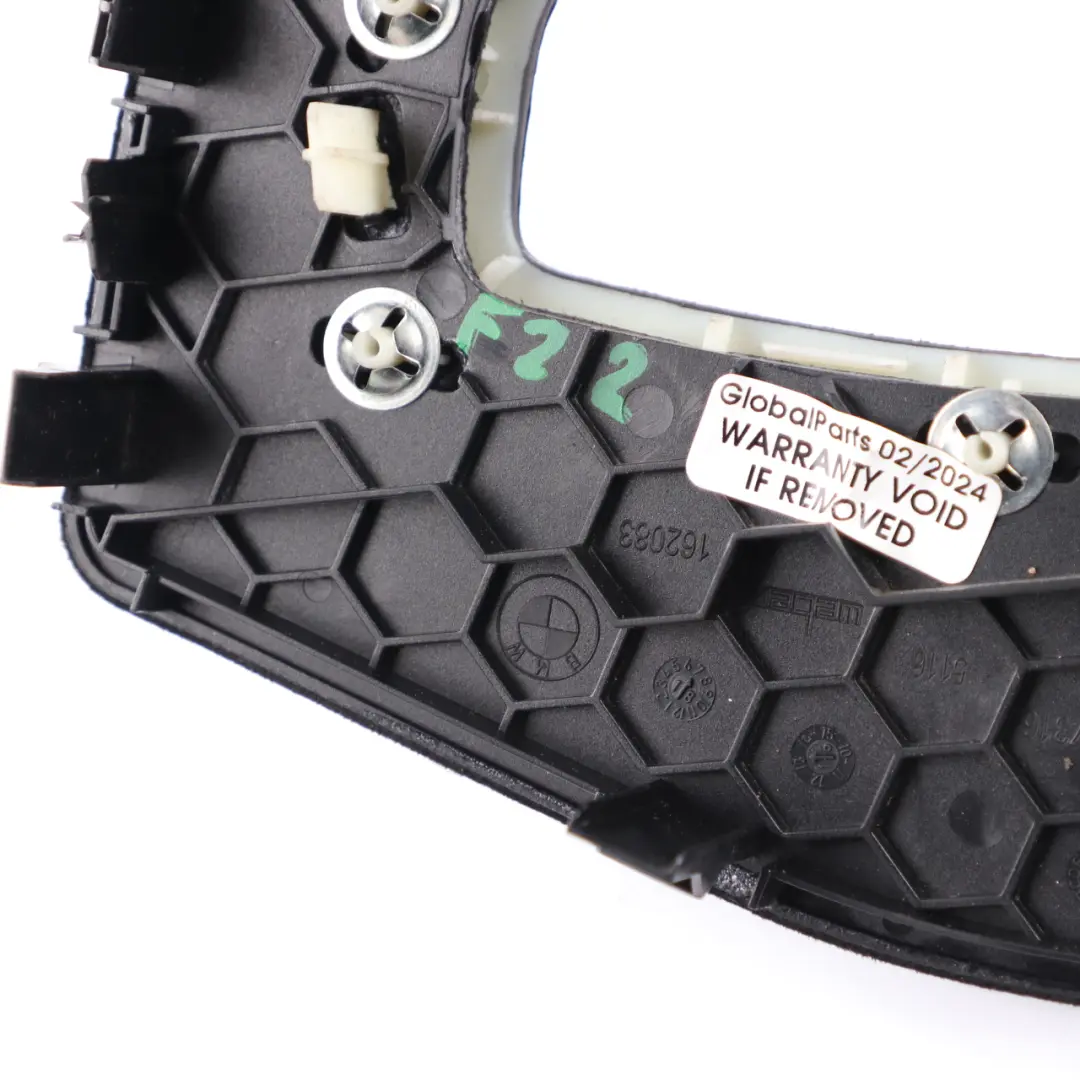Selector Cover BMW F20 F21 F22 M Performance Gear Shift Trim Panel to Gear with Part number 2343740 Gear Selector Cover BMW F20 F21 F22 M Performance Gear Shift Trim Panel - SKU rhd-2343740 - Part number 2343740
