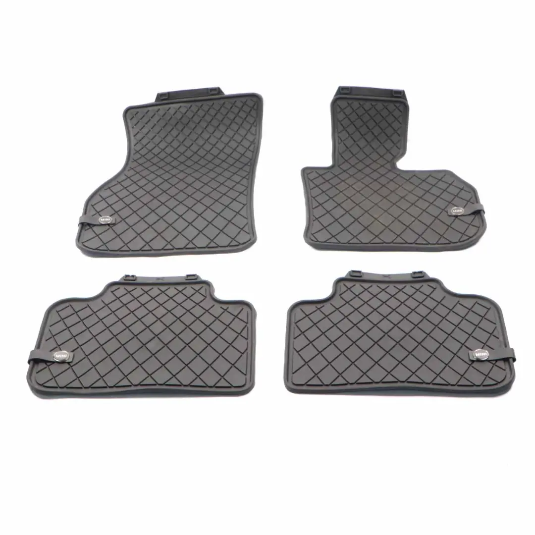 Floor Mats All Weather Interior Front Rear Rubber Mat Set to Mini F54 with Part number 2408522 Mini F54 Floor Mats All Weather Interior Front Rear Rubber Mat Set - SKU rhd-2408522-1 - Part number 2408522