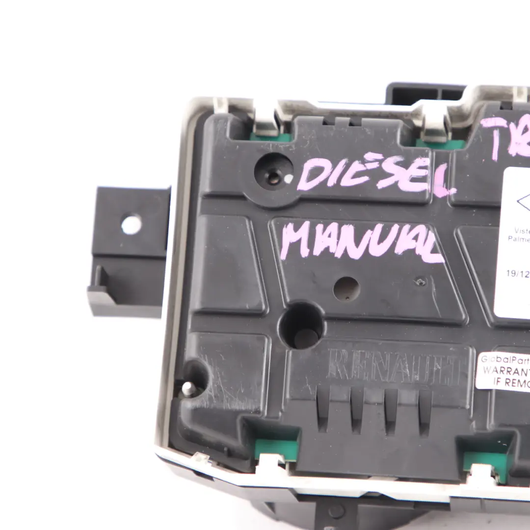 Instrument Cluster Speedo Clocks Meter Manual to Renault Trafic 3 Diesel with Part number 248103774R Renault Trafic 3 Diesel Instrument Cluster Speedo Clocks Meter Manual - SKU rhd-248103774R - Part number 248103774R