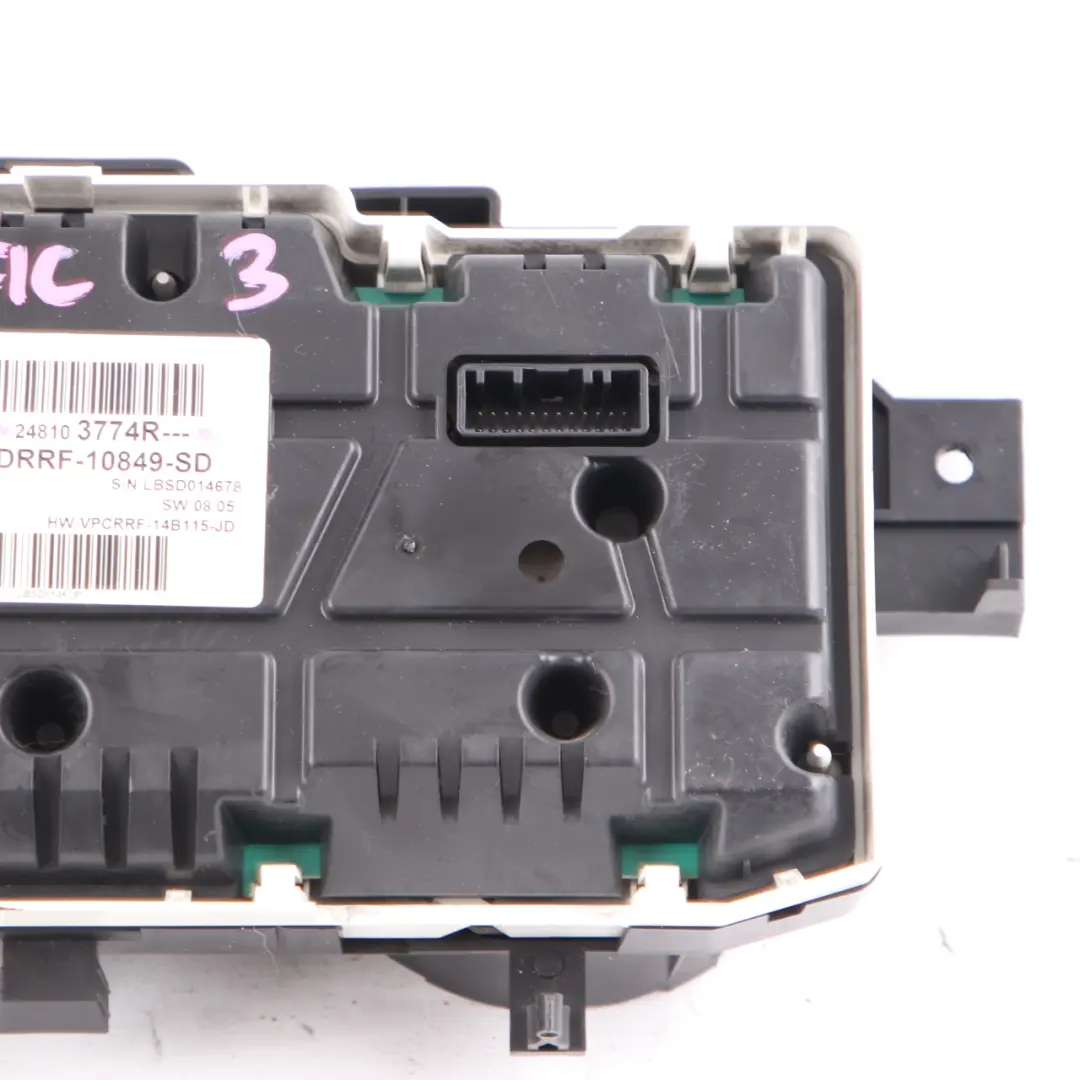 Instrument Cluster Speedo Clocks Meter Manual to Renault Trafic 3 Diesel with Part number 248103774R Renault Trafic 3 Diesel Instrument Cluster Speedo Clocks Meter Manual - SKU rhd-248103774R - Part number 248103774R