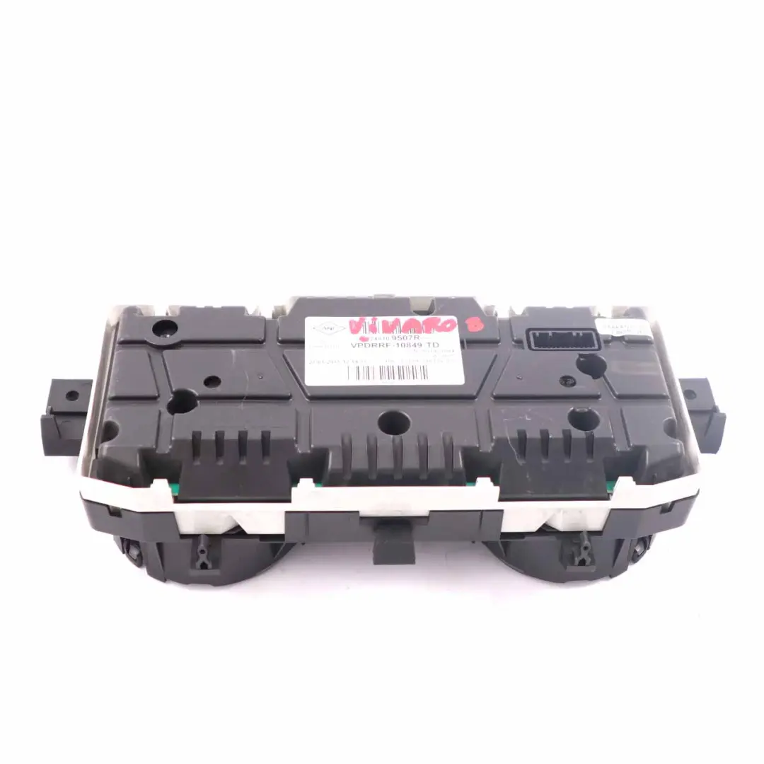 Instrument Cluster Speedo Clocks Manual to Vauxhall Vivaro B Diesel with Part number 248109507R Vauxhall Vivaro B Diesel Instrument Cluster Speedo Clocks Manual - SKU rhd-248109507R - Part number 248109507R