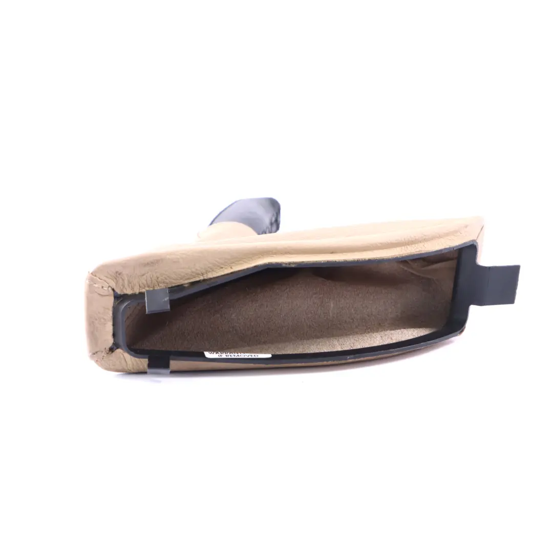BMW E39 Handbrake Lever Cover Parking Brake Gaiter Leather Beige - SKU rhd-2498836 - Part number 2498836