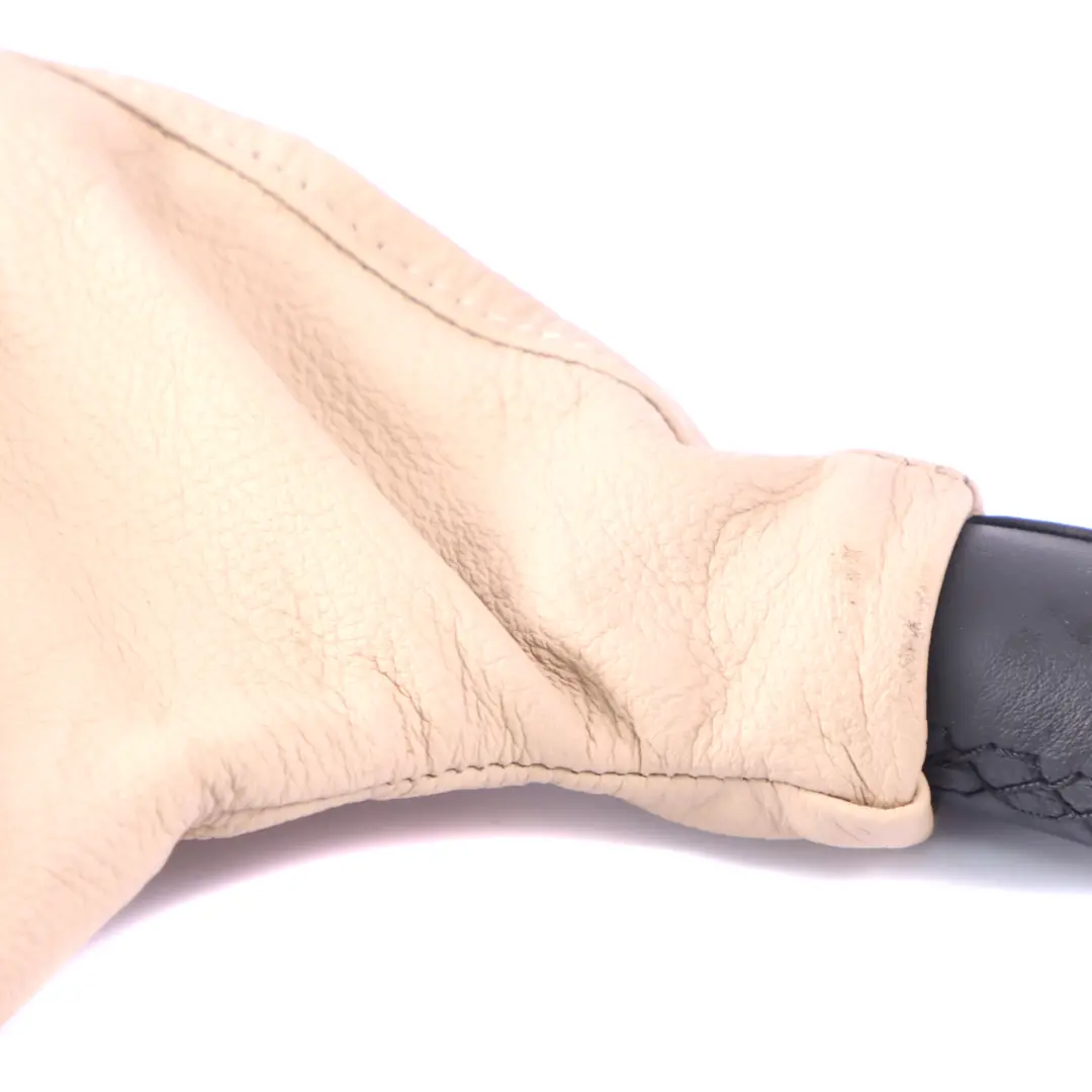 Handbrake Lever Cover Parking Brake Gaiter Leather Beige to BMW E39 with Part number 2498836 BMW E39 Handbrake Lever Cover Parking Brake Gaiter Leather Beige - SKU rhd-2498836 - Part number 2498836