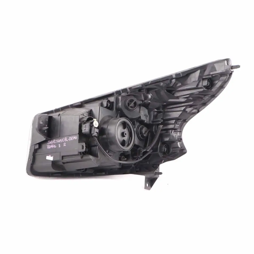 Headlamp Headlight Front Right O/S Lamp Light to Renault Trafic 3 with Part number 260101058R Renault Trafic 3 Headlamp Headlight Front Right O/S Lamp Light - SKU rhd-260101058R - Part number 260101058R