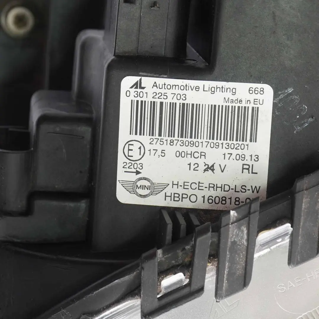 Headlight Front Lamp Left N/S Turn Indicatior White to Mini Cooper One R55 R56 with Part number 2751873 Mini Cooper One R55 R56 Headlight Front Lamp Left N/S Turn Indicatior White - SKU rhd-2751873-4 - Part number 2751873