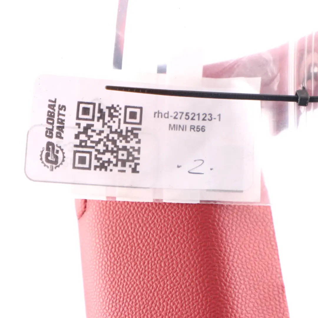 Knee Protection Passenger's Side Left N/S Rooster Red 2751142 to Mini R55 R56 F57 with Part number 2752123 Mini R55 R56 F57 Knee Protection Passenger's Side Left N/S Rooster Red 2751142 - SKU rhd-2752123-1 - Part number 2752123