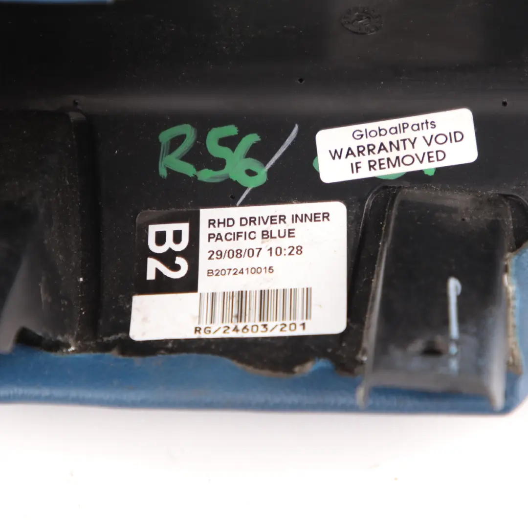 Knee Protection Right O/S Pacific Blue to Mini Cooper R55 R56 R57 with Part number 2752134 Mini Cooper R55 R56 R57 Knee Protection Right O/S Pacific Blue - SKU rhd-2752134 - Part number 2752134