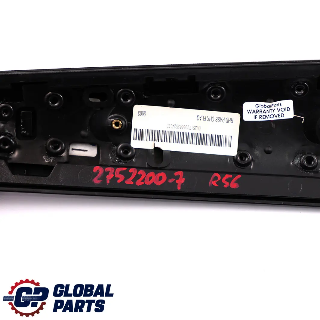 Dashboard Panel Trim Cover Checkered to Mini Cooper S 7 R55 R56 with Part number 2752200 Mini Cooper S 7 R55 R56 Dashboard Panel Trim Cover Checkered - SKU rhd-2752200-7 - Part number 2752200