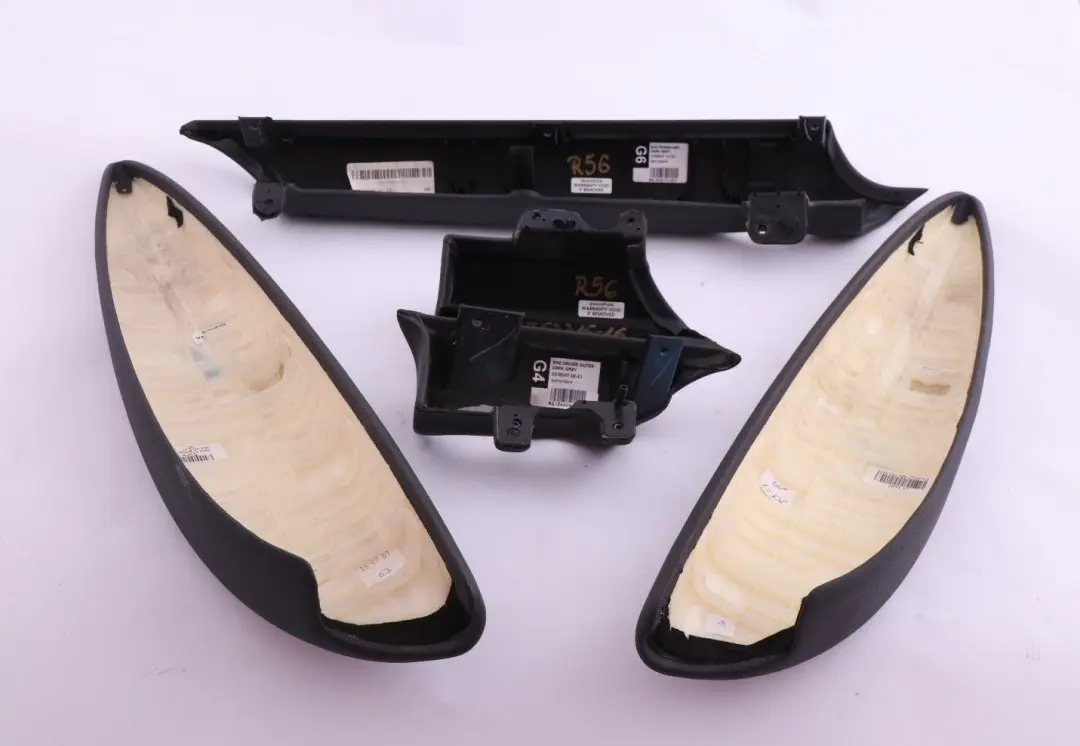 BMW Mini Cooper One 16 R56 Dashboard Dash Lower Trim Cover Set Kit Dark Grey - SKU rhd-2753315-16 - Part number 2753315