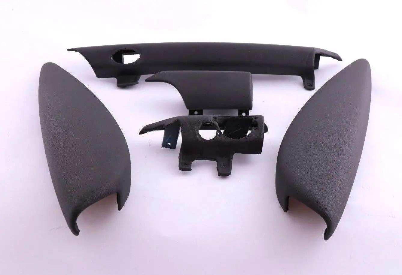 BMW Mini Cooper One 16 R56 Dashboard Dash Lower Trim Cover Set Kit Dark Grey