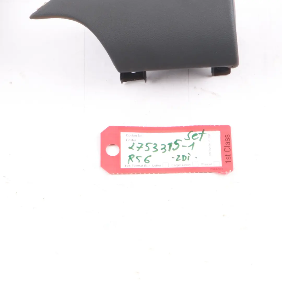 Mini Cooper One R56 Dashboard Dash Lower Trim Set Kit Dark Grey - SKU rhd-2753315-1 - Part number 2753315