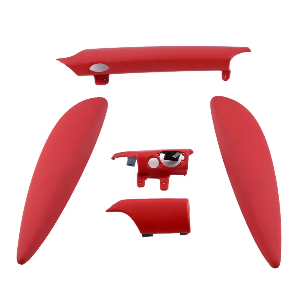 Dashboard Dash Trim Panel Cover Armrest Set Rooster Red to Mini One 1 R56 R57 R58 with Part number 2753321 Mini One 1 R56 R57 R58 Dashboard Dash Trim Panel Cover Armrest Set Rooster Red - SKU rhd-2753321-1 - Part number 2753321