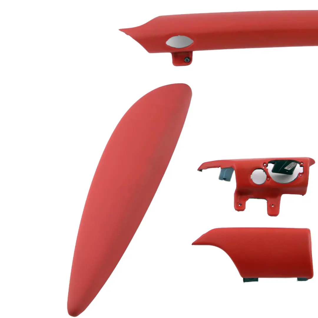 Dashboard Dash Trim Panel Cover Armrest Set Rooster Red to Mini One 1 R56 R57 R58 with Part number 2753321 Mini One 1 R56 R57 R58 Dashboard Dash Trim Panel Cover Armrest Set Rooster Red - SKU rhd-2753321-1 - Part number 2753321