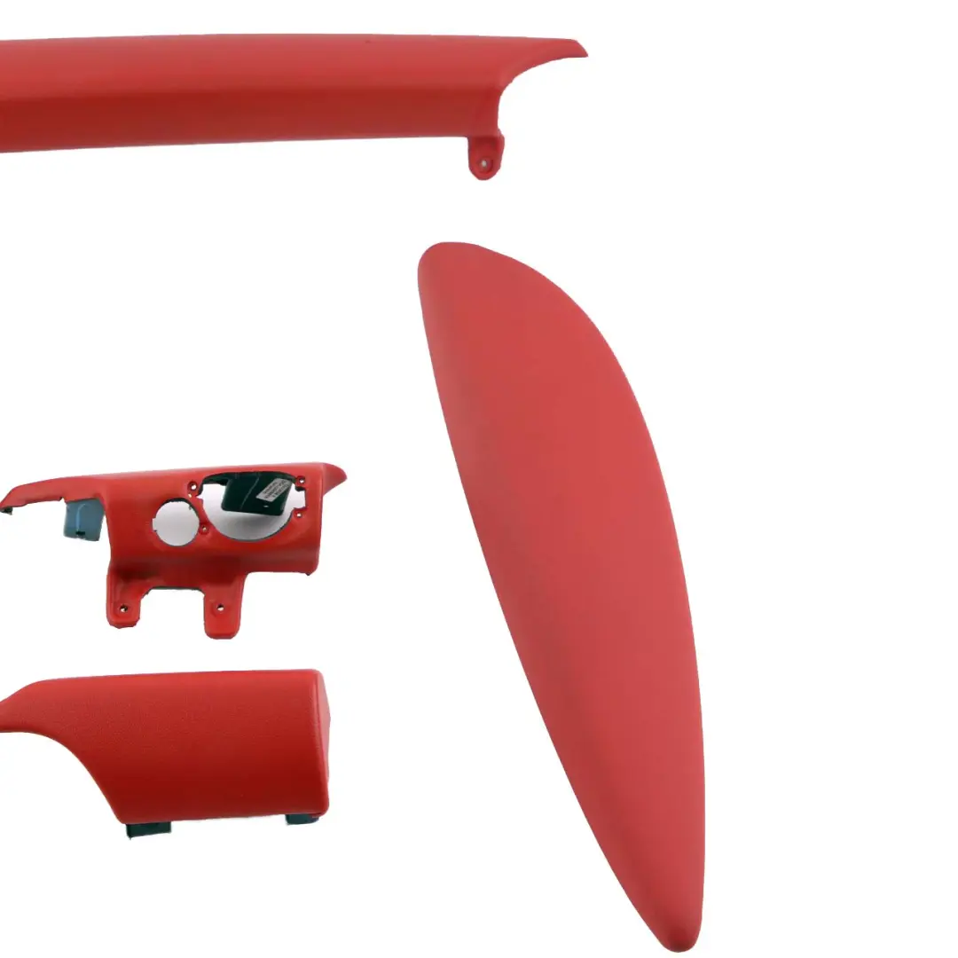 Dashboard Dash Trim Panel Cover Armrest Set Rooster Red to Mini One 1 R56 R57 R58 with Part number 2753321 Mini One 1 R56 R57 R58 Dashboard Dash Trim Panel Cover Armrest Set Rooster Red - SKU rhd-2753321-1 - Part number 2753321
