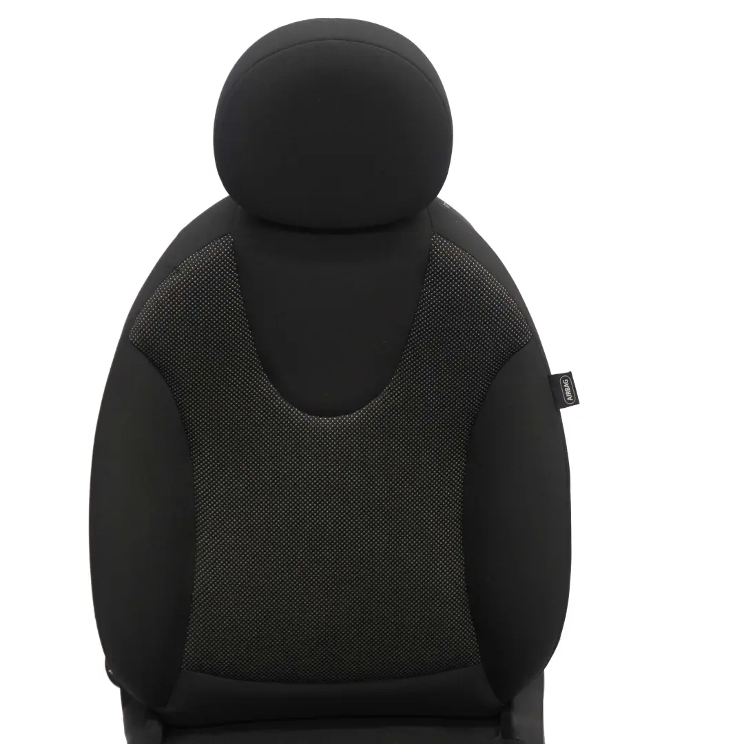 Mini Cooper R55 R56 Tissu Tissu intérieur Siège avant gauche Carbone Noir - SKU rhd-2753431-4 - Numéro de pièce 2753431