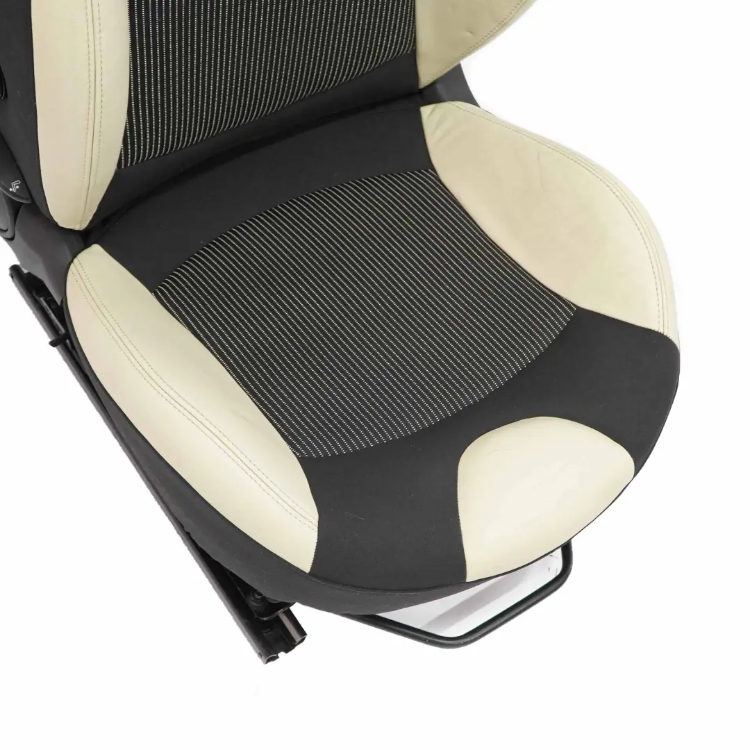 Front Seat MINI R55 R56 R57 Left N/S Sport Cloth Cream White Leather Ray to with Part number 2753493 Front Seat MINI R55 R56 R57 Left N/S Sport Cloth Cream White Leather Ray - SKU rhd-2753493-4 - Part number 2753493