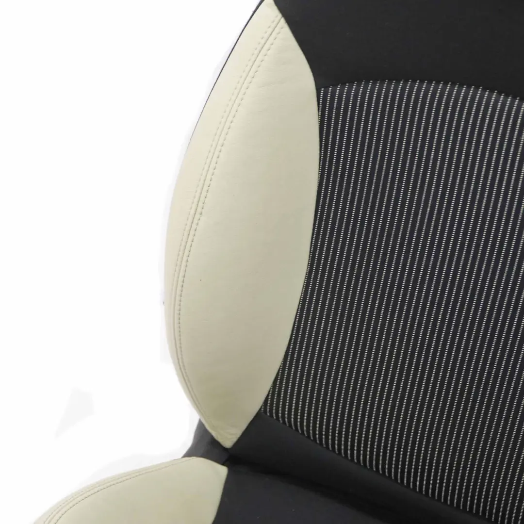  Front Seat MINI R55 R56 R57 Left N/S Sport Cloth Cream White Leather Ray - SKU rhd-2753493-4 - Part number 2753493