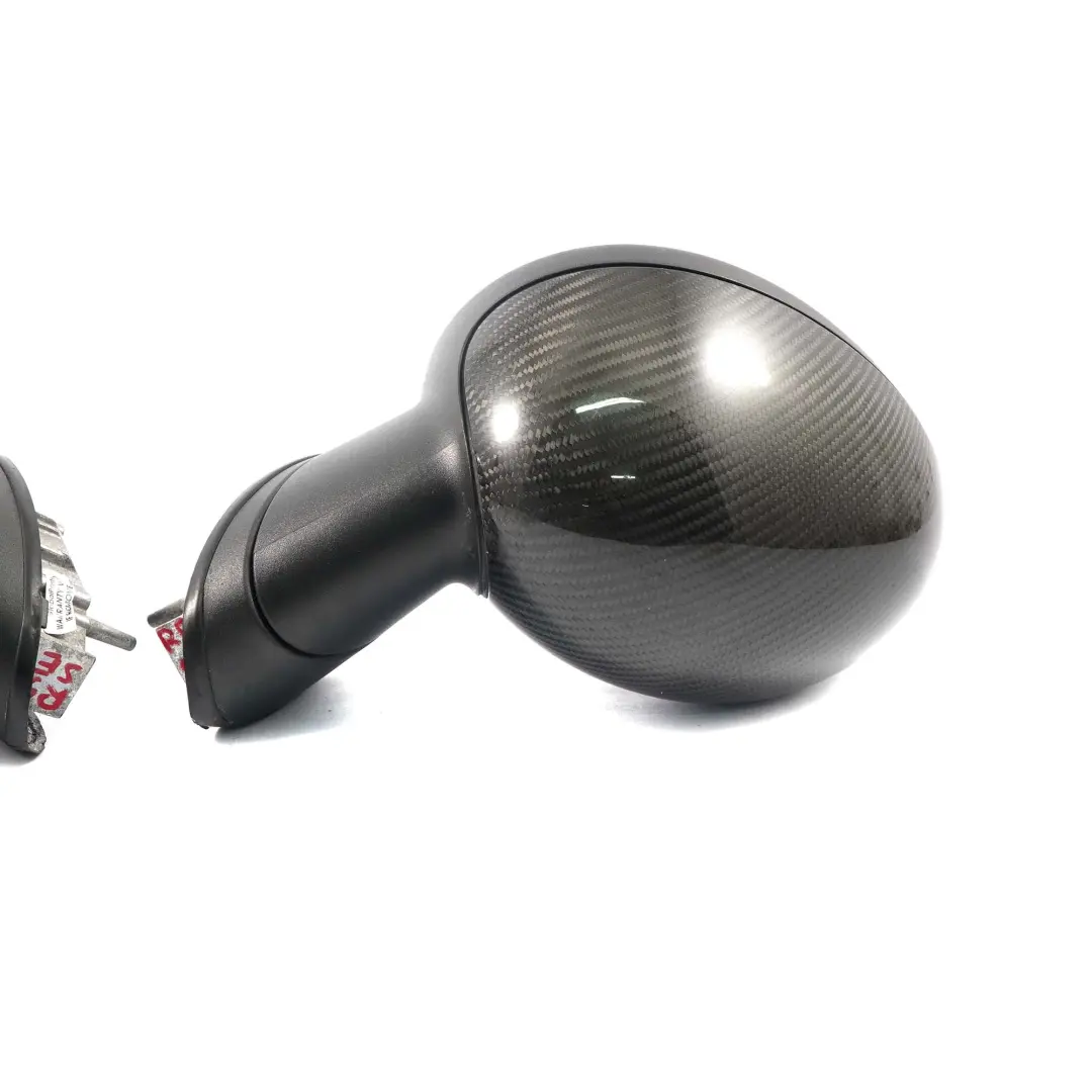 Door Wing Mirror Mini R56 R55 Left Right N/O/S Outside Carbon Set to with Part number 2755637 2755638 Door Wing Mirror Mini R56 R55 Left Right N/O/S Outside Carbon Set - SKU rhd-2755637 / 2755638-CARBON - Part number 2755637 2755638