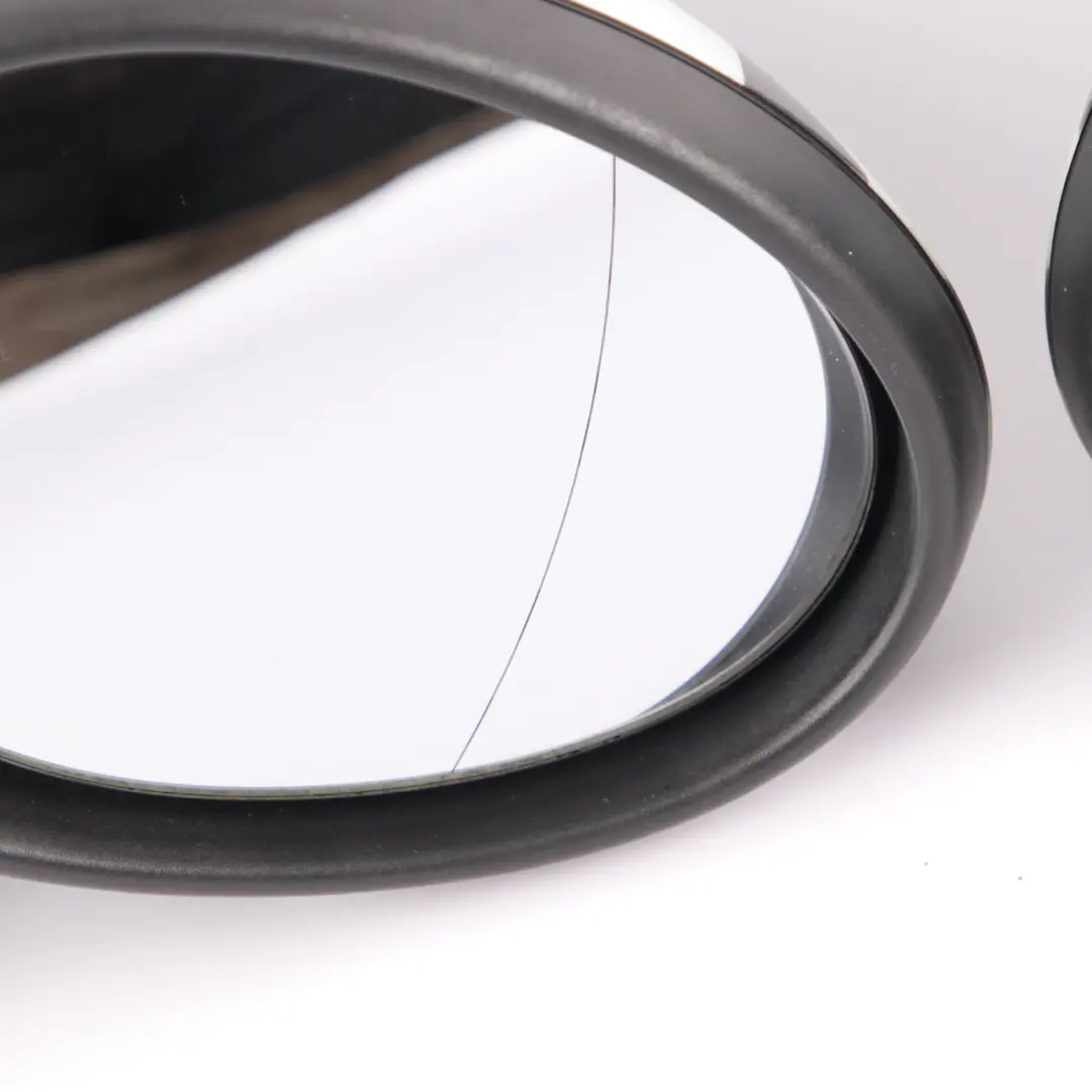 Mini Cooper R55 R56 Left Right Door Wing Mirror N/O/S Checkered 3 Pins Set - SKU rhd-2755637 / 2755638-CHK - Part number 2755637 2755638