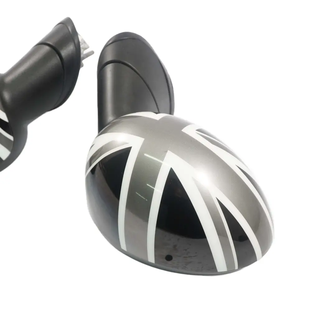 Mini Cooper R55 R56 Left Right Door Wing Mirror N/O/S Union Jack 3 Pins Set - SKU rhd-2755637 / 2755638-UK1 - Part number 2755637 2755638