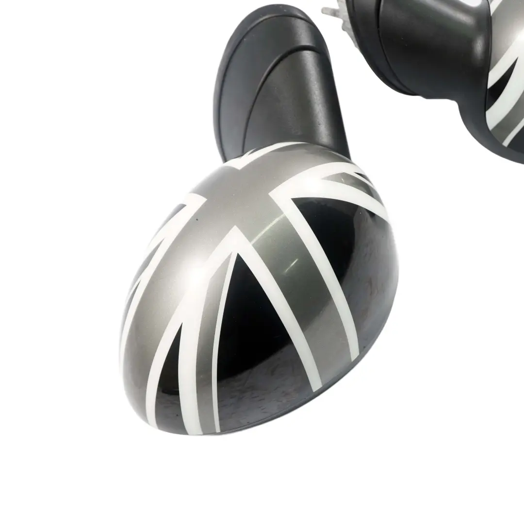 Left Right Door Wing Mirror N/O/S Union Jack 3 Pins Set to Mini Cooper R55 R56 with Part number 2755637 2755638 Mini Cooper R55 R56 Left Right Door Wing Mirror N/O/S Union Jack 3 Pins Set - SKU rhd-2755637 / 2755638-UK1 - Part number 2755637 2755638
