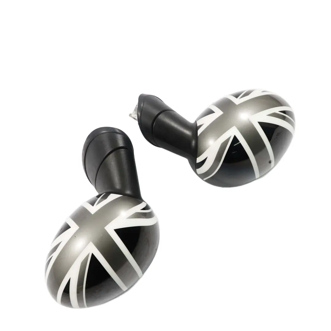 Mini Cooper R55 R56 Left Right Door Wing Mirror N/O/S Union Jack 3 Pins Set - SKU rhd-2755637 / 2755638-UK1 - Part number 2755637 2755638