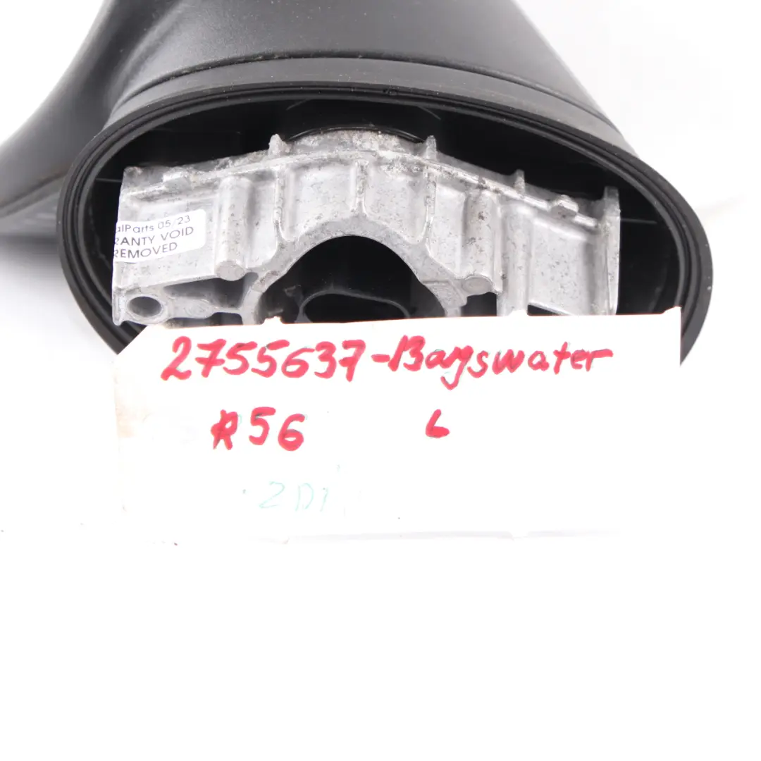 Wing Mirror Mini One Cooper R55 R56 R57 Left Door N/S 5 Pins Bayswater to with Part number 2755637 Wing Mirror Mini One Cooper R55 R56 R57 Left Door N/S 5 Pins Bayswater - SKU rhd-2755637-Bayswater - Part number 2755637