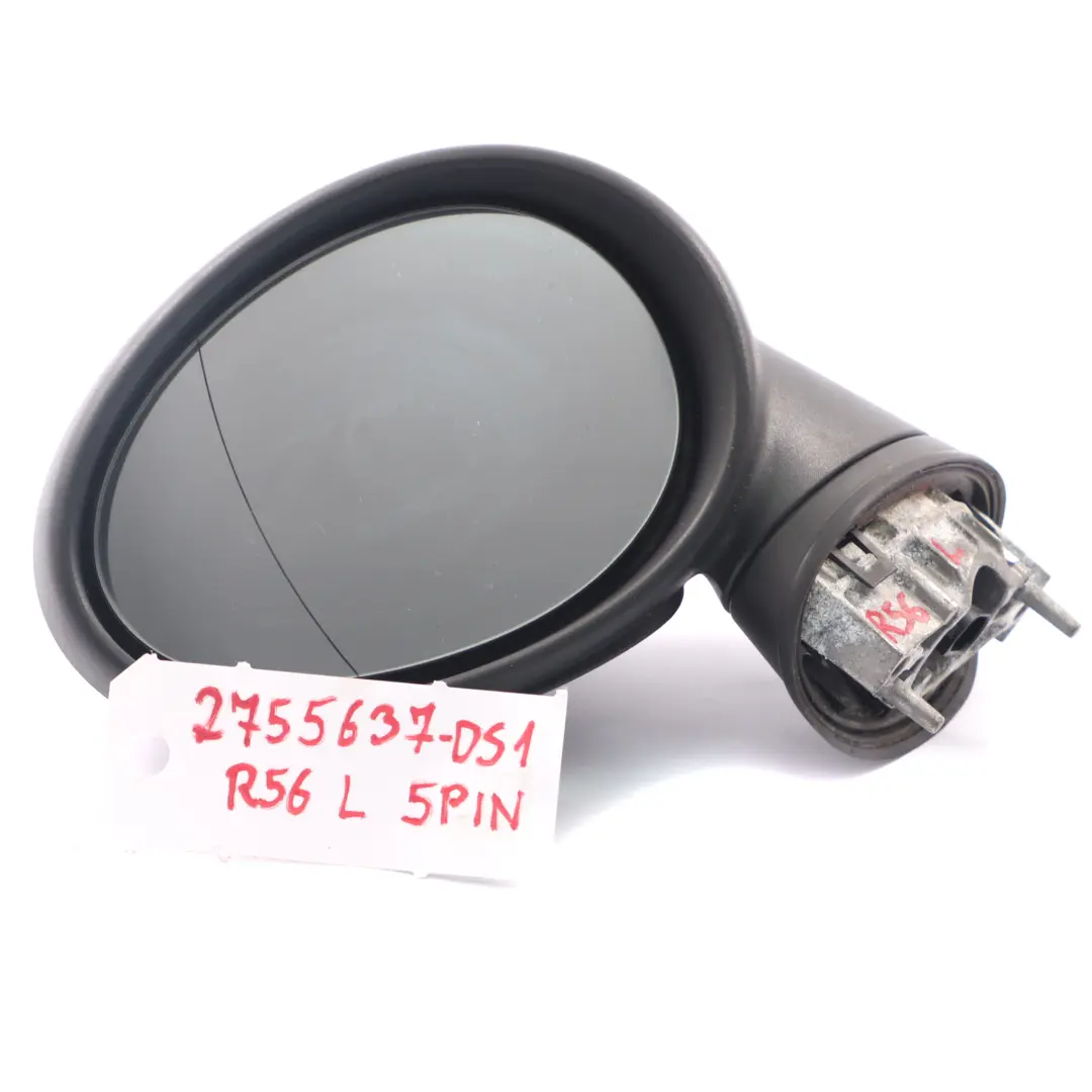 Left Door Wing Mirror N/S Dark Silver - 871 to Mini Cooper One R55 R56 R57 with Part number 2755637 Mini Cooper One R55 R56 R57 Left Door Wing Mirror N/S Dark Silver - 871 - SKU rhd-2755637-DS1 - Part number 2755637