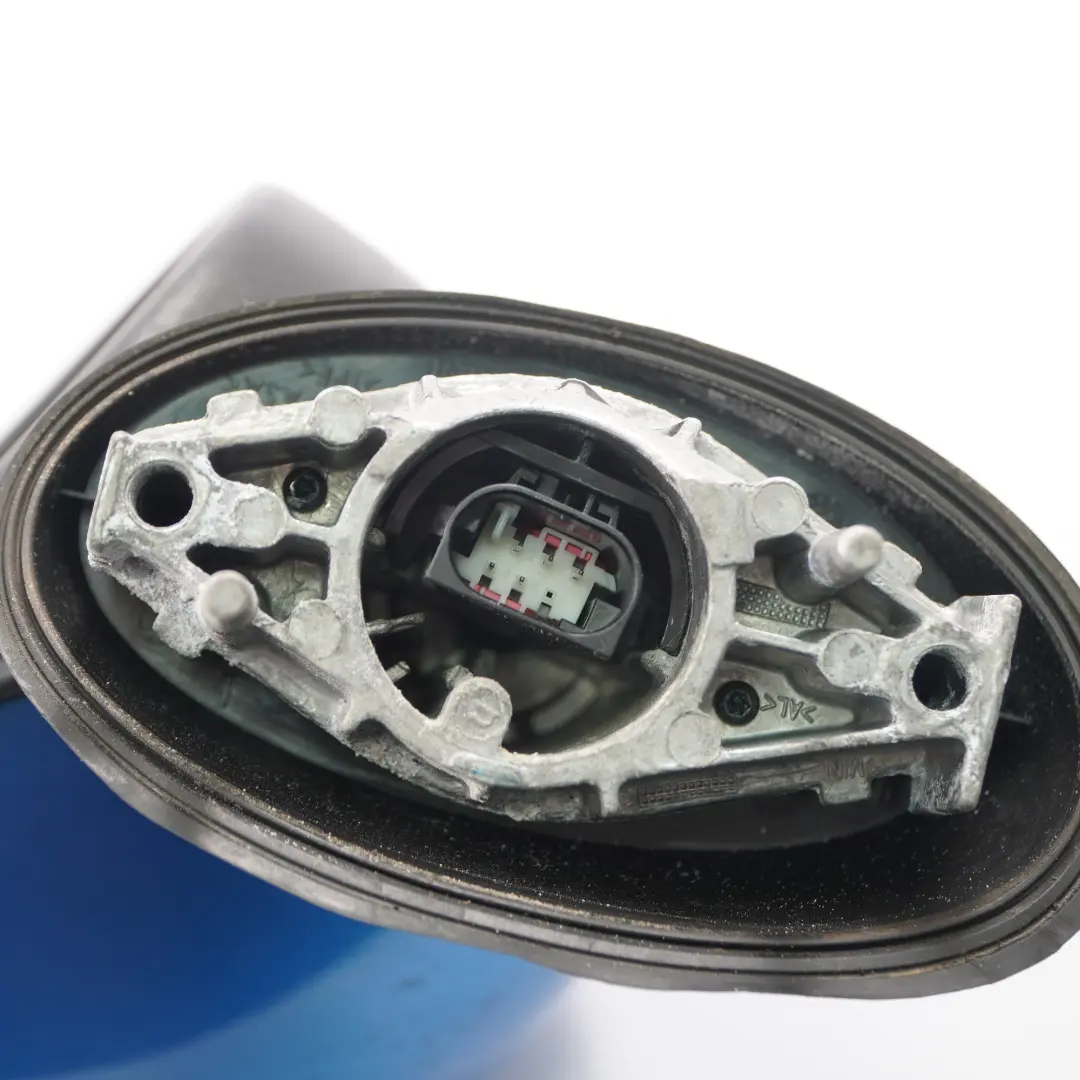 Heated Left Door Wing Mirror N/S 5-Pin Laser Blue Metallic A59 to Mini R55 R56 R57 with Part number 2755637 Mini R55 R56 R57 Heated Left Door Wing Mirror N/S 5-Pin Laser Blue Metallic A59 - SKU rhd-2755637-LAB1 - Part number 2755637