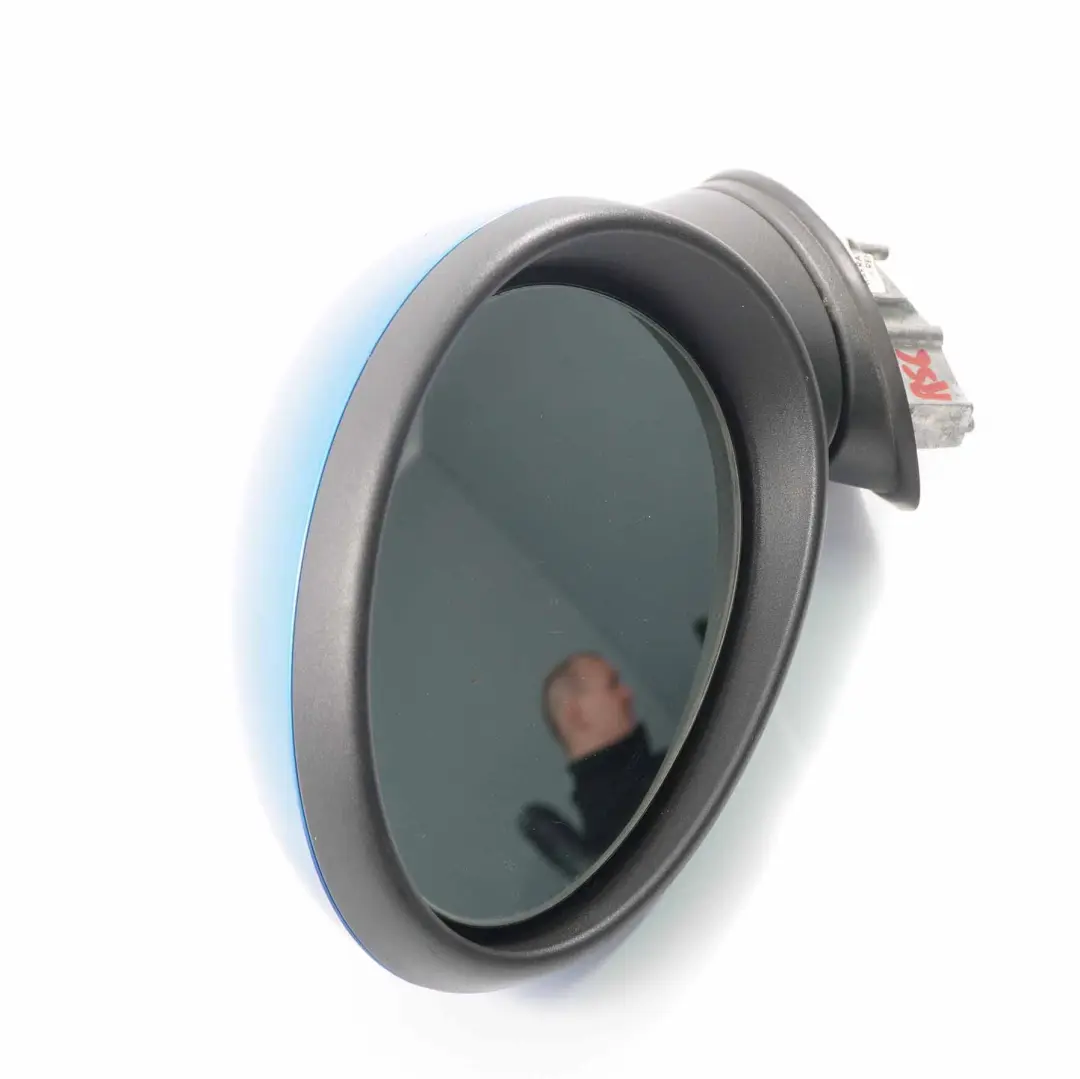 Heated Left Door Wing Mirror N/S 5-Pin Laser Blue Metallic A59 to Mini R55 R56 R57 with Part number 2755637 Mini R55 R56 R57 Heated Left Door Wing Mirror N/S 5-Pin Laser Blue Metallic A59 - SKU rhd-2755637-LAB1 - Part number 2755637