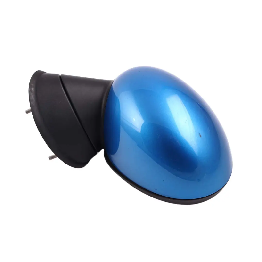 Heated Left Door Wing Mirror N/S Laser Blue Metallic A59 to Mini Cooper R55 R56 R57 with Part number 2755637 Mini Cooper R55 R56 R57 Heated Left Door Wing Mirror N/S Laser Blue Metallic A59 - SKU rhd-2755637-LAB - Part number 2755637