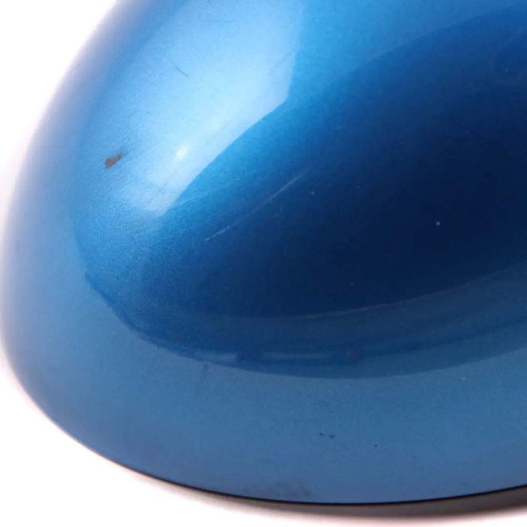 Heated Left Door Wing Mirror N/S Laser Blue Metallic A59 to Mini Cooper R55 R56 R57 with Part number 2755637 Mini Cooper R55 R56 R57 Heated Left Door Wing Mirror N/S Laser Blue Metallic A59 - SKU rhd-2755637-LAB - Part number 2755637