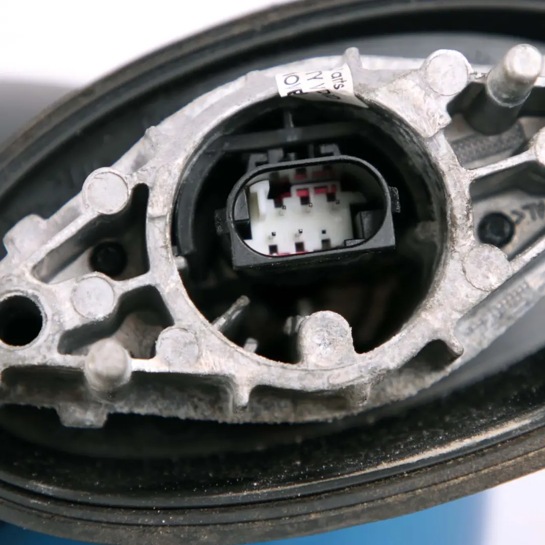 Heated Left Door Wing Mirror N/S Laser Blue Metallic A59 to Mini Cooper R55 R56 R57 with Part number 2755637 Mini Cooper R55 R56 R57 Heated Left Door Wing Mirror N/S Laser Blue Metallic A59 - SKU rhd-2755637-LAB - Part number 2755637