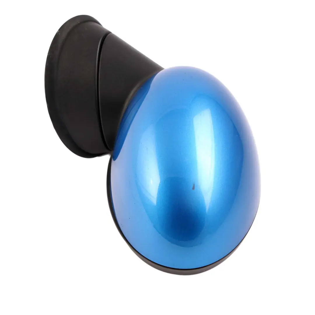 Heated Left Door Wing Mirror N/S Laser Blue Metallic A59 to Mini Cooper R55 R56 R57 with Part number 2755637 Mini Cooper R55 R56 R57 Heated Left Door Wing Mirror N/S Laser Blue Metallic A59 - SKU rhd-2755637-LAB - Part number 2755637