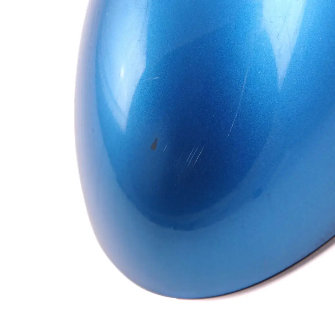 Heated Left Door Wing Mirror N/S Laser Blue Metallic A59 to Mini Cooper R55 R56 R57 with Part number 2755637 Mini Cooper R55 R56 R57 Heated Left Door Wing Mirror N/S Laser Blue Metallic A59 - SKU rhd-2755637-LAB - Part number 2755637