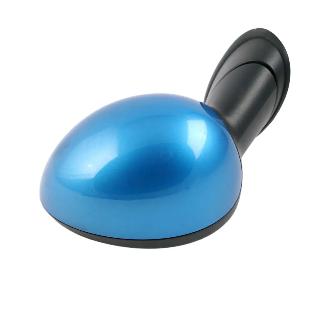 Heated Left Door Wing Mirror N/S Laser Blue Metallic A59 to Mini Cooper R55 R56 R57 with Part number 2755637 Mini Cooper R55 R56 R57 Heated Left Door Wing Mirror N/S Laser Blue Metallic A59 - SKU rhd-2755637-LAB - Part number 2755637