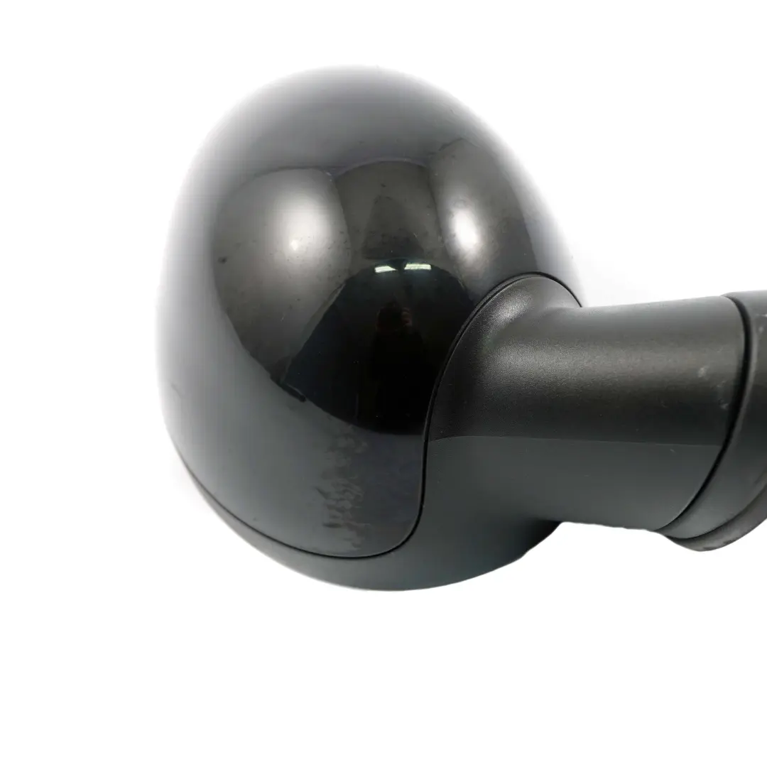 Mini Cooper One R55 R56 R57 Heated Left Door Wing Mirror N/S Midnight Black - SKU rhd-2755637-MNB - Part number 2755637