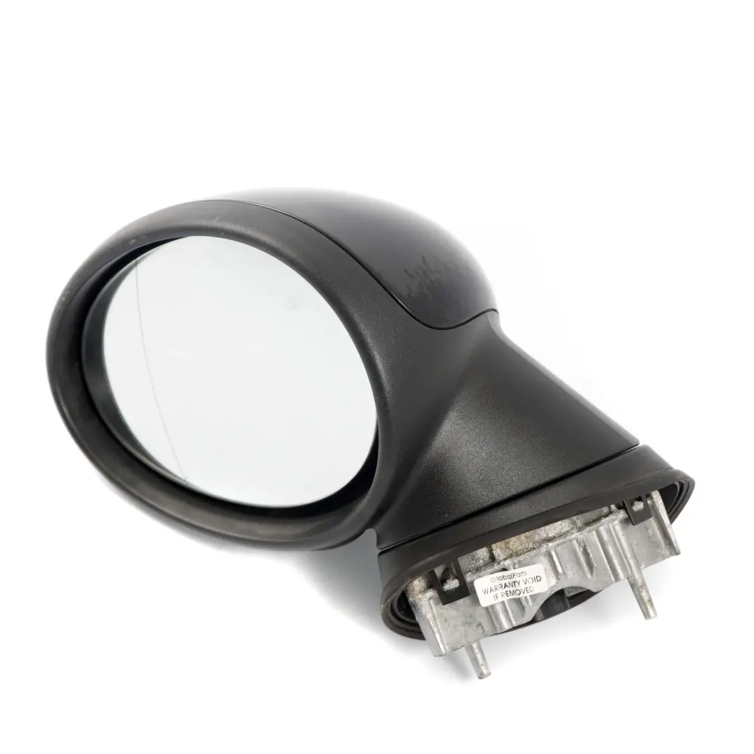 Mini Cooper One R55 R56 R57 Heated Left Door Wing Mirror N/S Midnight Black - SKU rhd-2755637-MNB - Part number 2755637